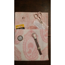 Pink Paisley Stitching Bag
